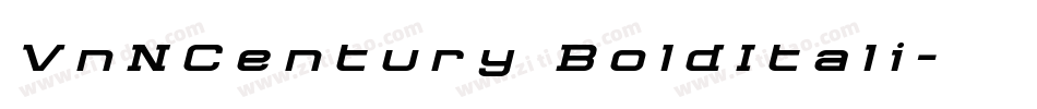 VnNCentury BoldItali字体转换